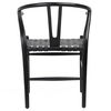 Bernice Dining Chair Black, by Dovetail, 22.44" width x 31.3" height x 24.72" depth thumbnail 4