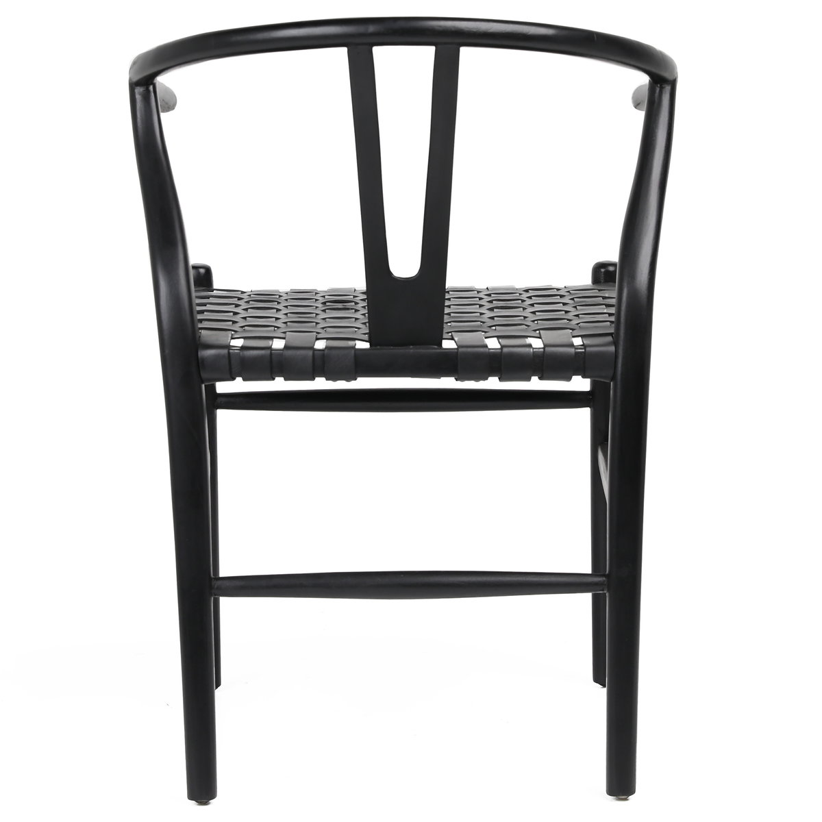 Bernice Dining Chair Black, by Dovetail, 22.83" width x 30.87" height x 25.3" depth View 4