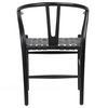 Bernice Dining Chair Black, by Dovetail, 22.83" width x 30.87" height x 25.3" depth thumbnail 4