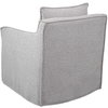 Welland Gray Swivel Chair, Accent Chair by Uttermost, 27.5" width x 28.5" height x 33.5" depth thumbnail 6
