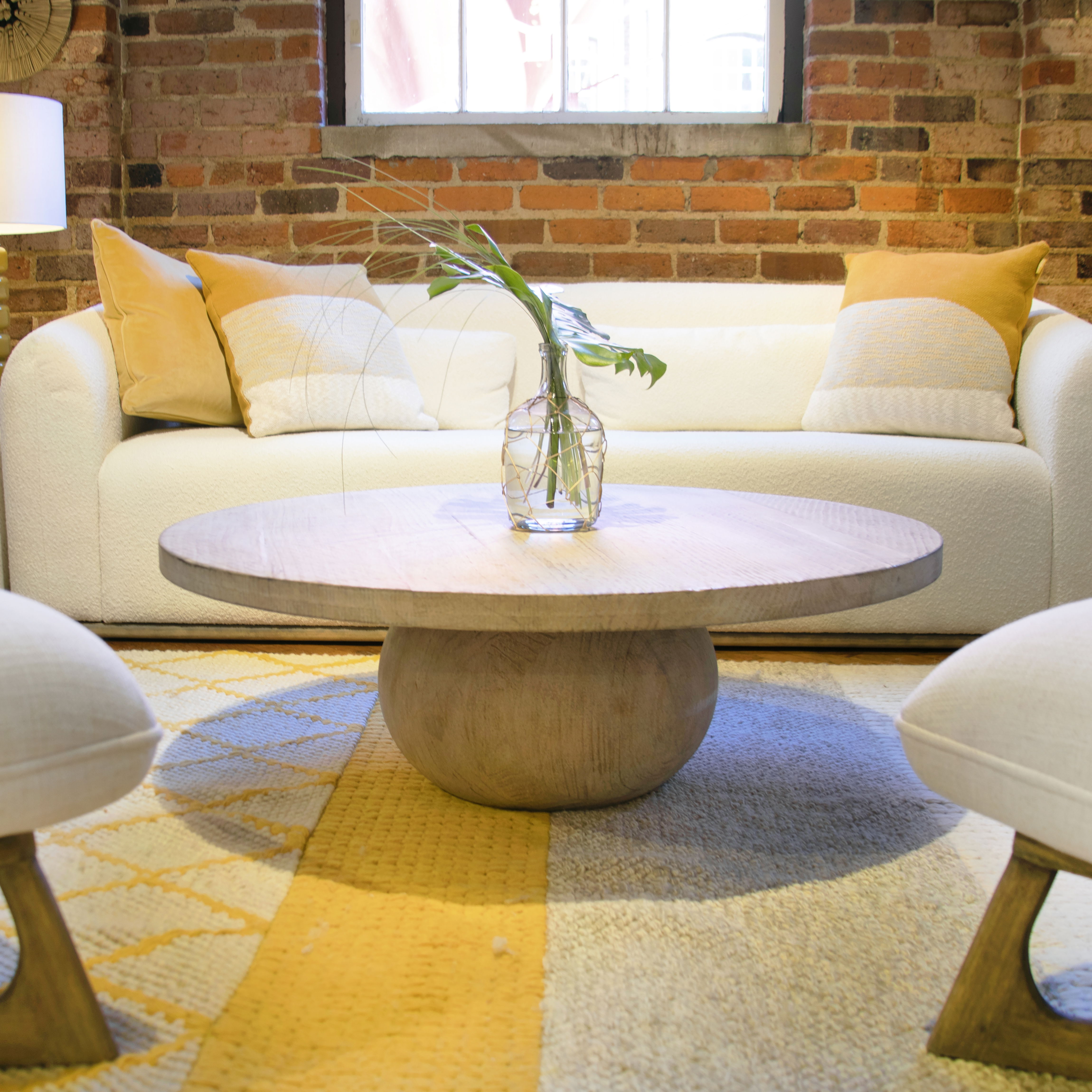 Belize Coffee Table, by Dovetail, 42" width x 15" height x 42" depth View 5