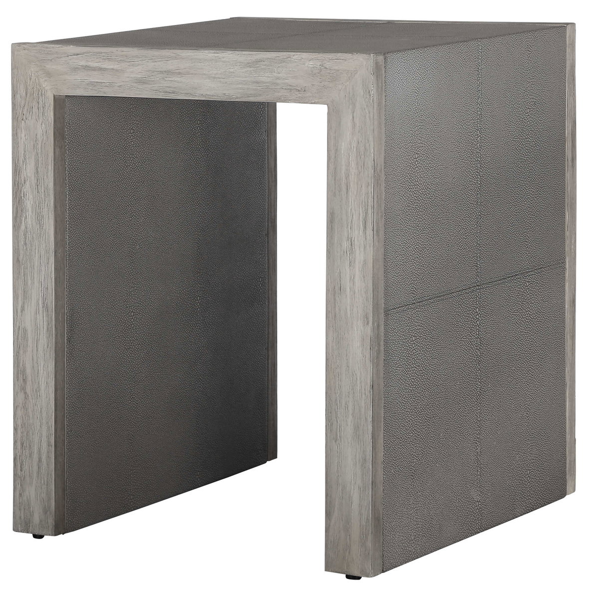 Aerina Modern Gray End Table, Side & End Table by Uttermost, 20" width x 24" height x 20" depth View 5
