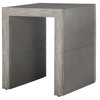 Aerina Modern Gray End Table, Side & End Table by Uttermost, 20" width x 24" height x 20" depth thumbnail 5