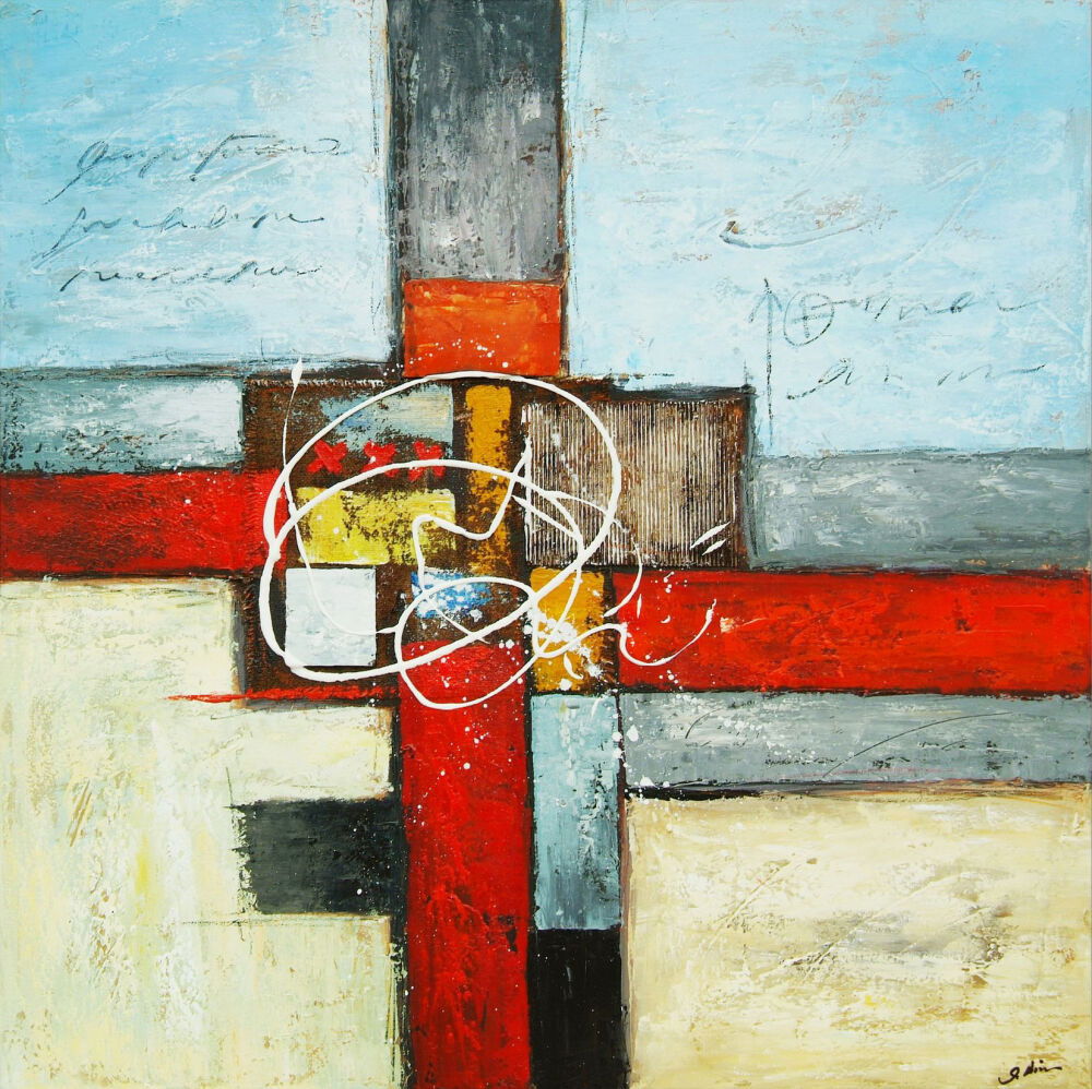 Surya Wall Decor, Painting, 40" width x 40" height