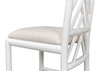 Brighton Bamboo Side Chair, White, Dining Chair by Sarreid, 17" length x 22" width x 39" height thumbnail 7