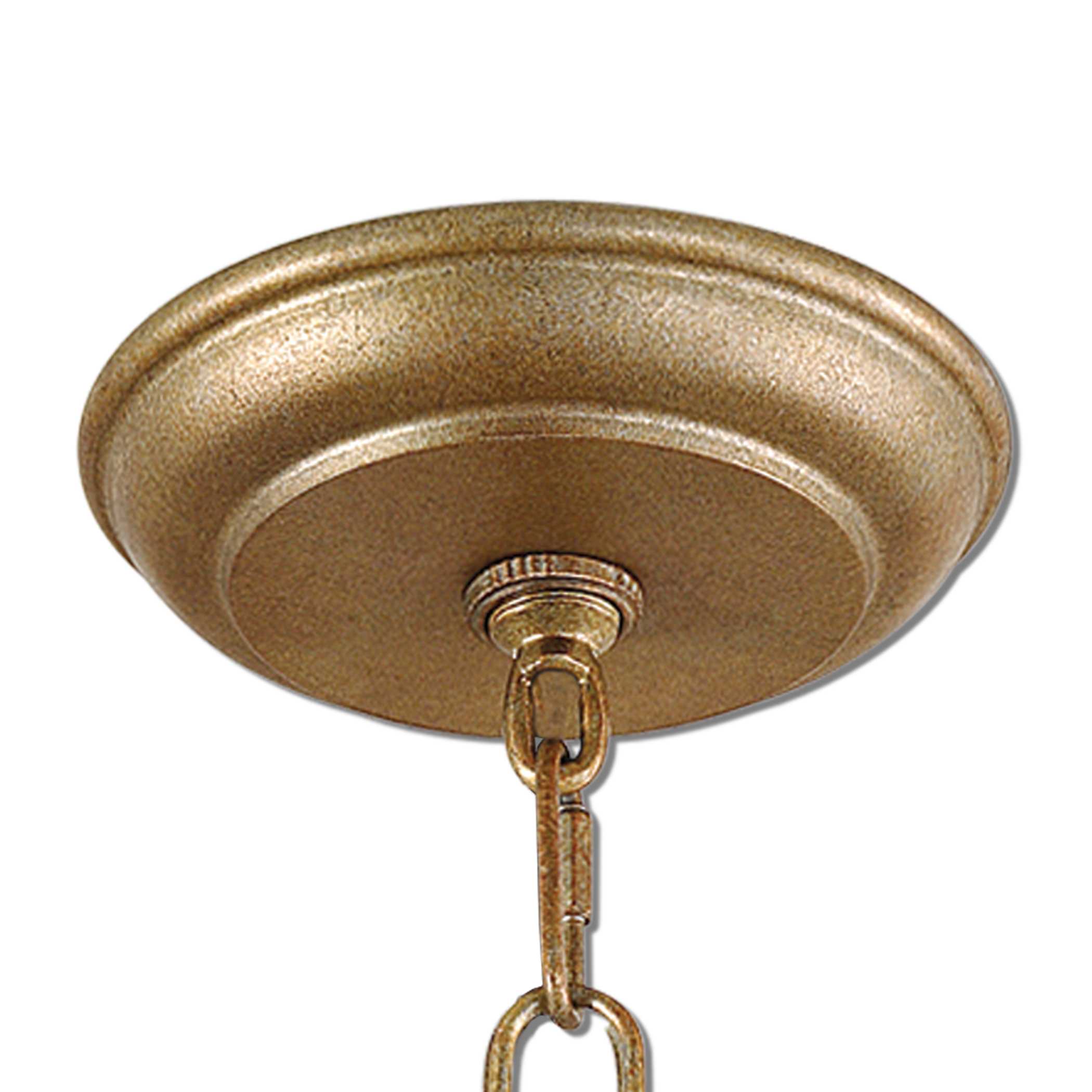 Alenya 6 Light Shade Chandelier, Ceiling Light by Uttermost, 29.12" width x 29.37" height x 29.12" diameter x 29.12" depth View 3