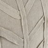 Ivivva 20x20 Beige Fabric Textured Pillow Cover, Decorative Pillow by Mercana, 20" length x 20" width x 0.2" height thumbnail 11