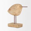 Riri Wooden Bird Decorative Object, by Mercana, 11" length x 3.54" width x 10.5" height thumbnail 9