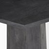 Maxine Hexagonal Black Wood Foyer Table, Side & End Table by Mercana, 32" length x 32" width x 30" height thumbnail 7
