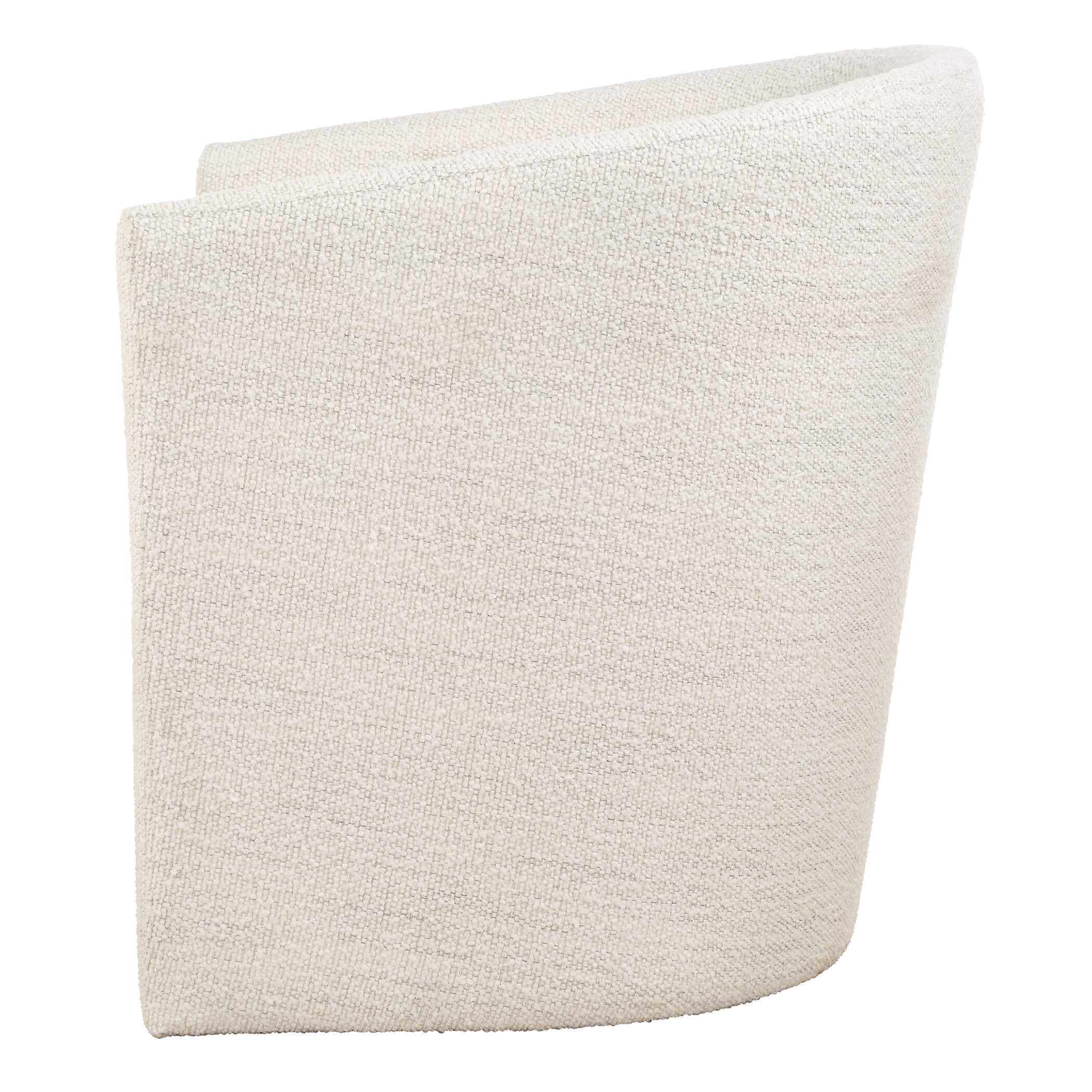 Encompass White Fabric Dining Chair, Furniture by Uttermost, 26" width x 30" height x 28" depth View 6