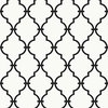 Modern Trellis Black Wallpaper, by York Wall, 33' length x 1'8.5" width x 0.02" depth thumbnail