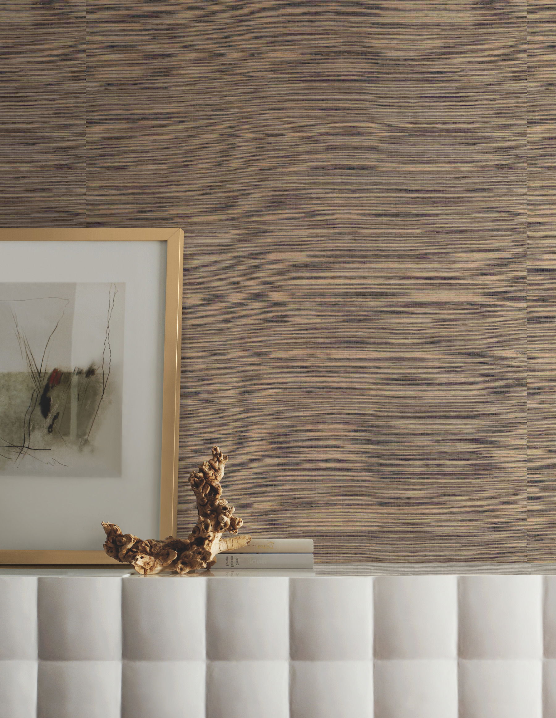 Multi Grass Brown Wallpaper, by York Wall, 24' length x 3' width x 0.02" depth View 4