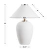Merriton Matt White Table Lamp thumbnail 2