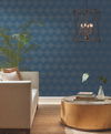 Starlight Blue & Gold Wallpaper thumbnail 2