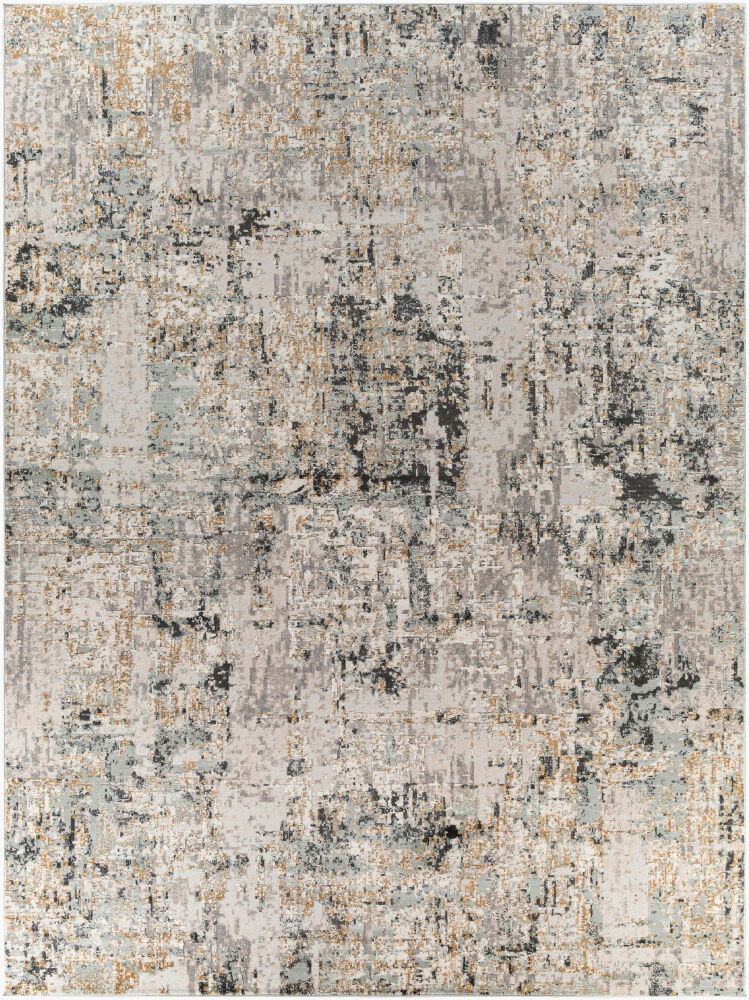 Quatro Machine Woven Rug, by Surya, 9'6.17" length x 6'6.74" width