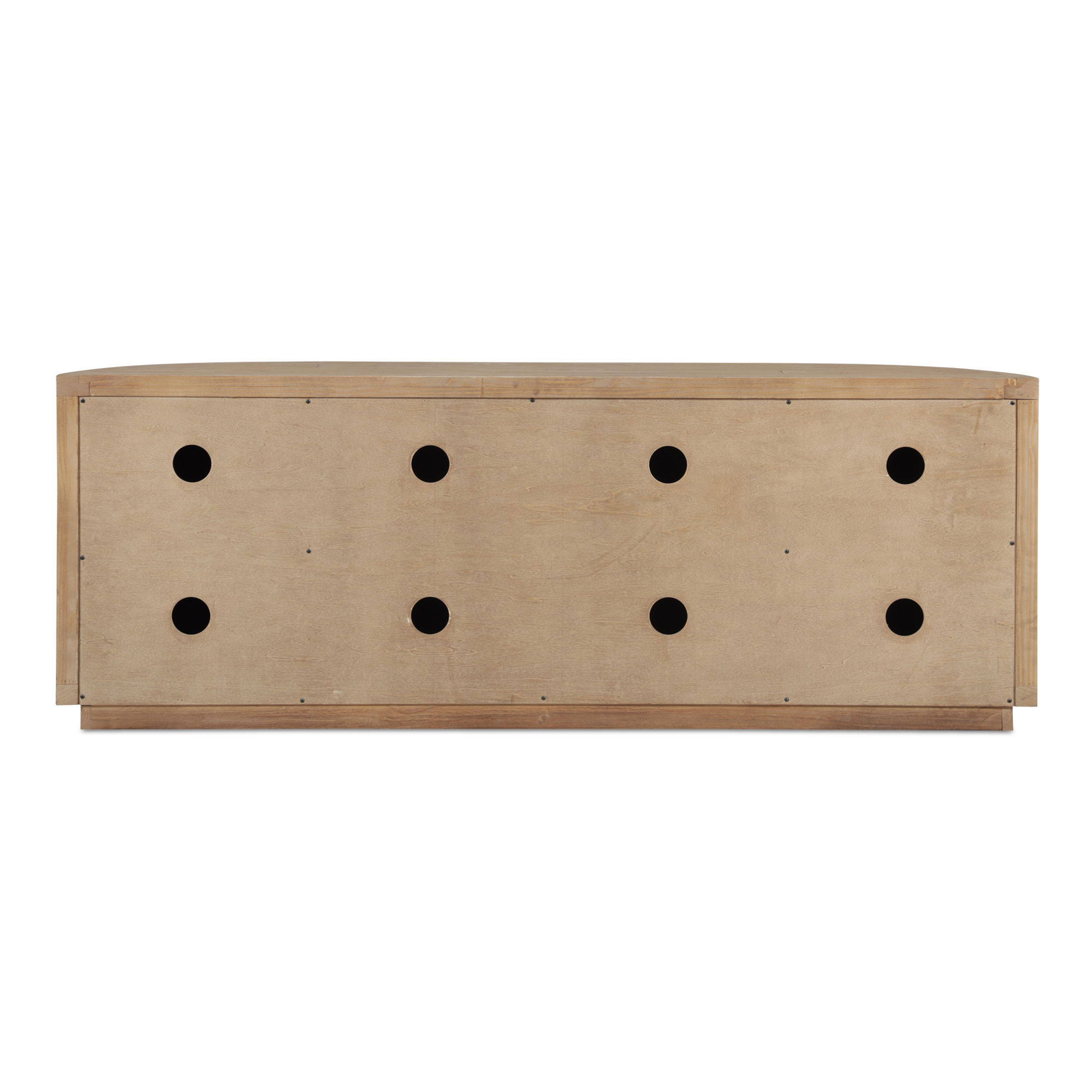 Nicola Media Cabinet Natural, Console Table by Moe's Home, 70.9" width x 26" height x 17.7" depth View 7