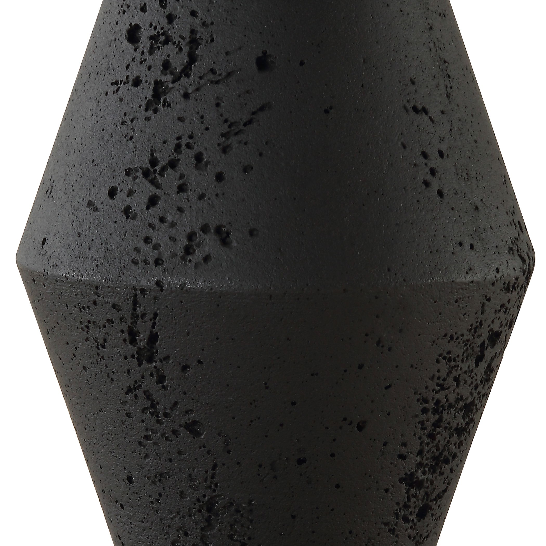 Threefold Black Stone Table Lamp large image 