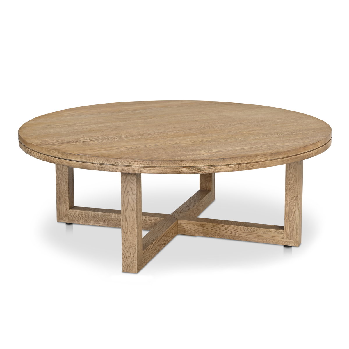 Joel Coffee Table Natural, by Moe's Home, 42" width x 15" height x 42" depth View 2