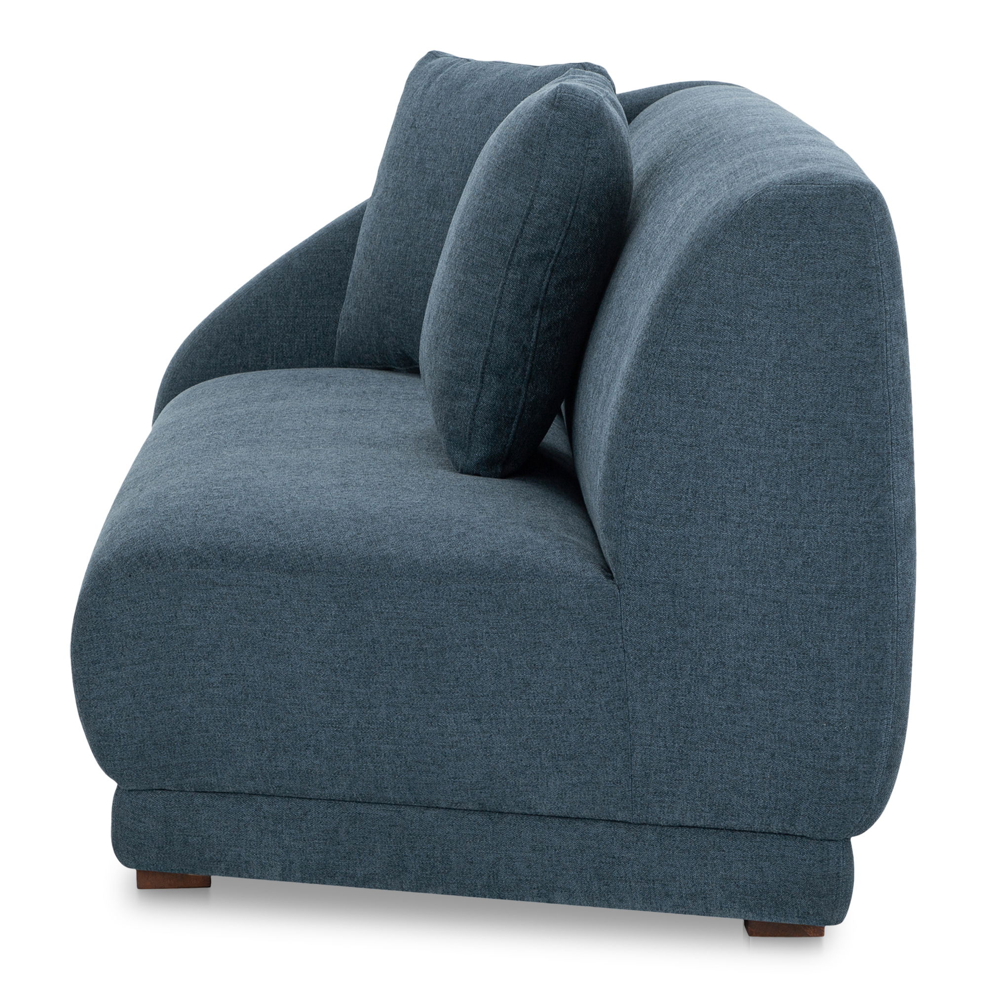 Fraser Left Arm Facing Sofa Deep Blue large image 