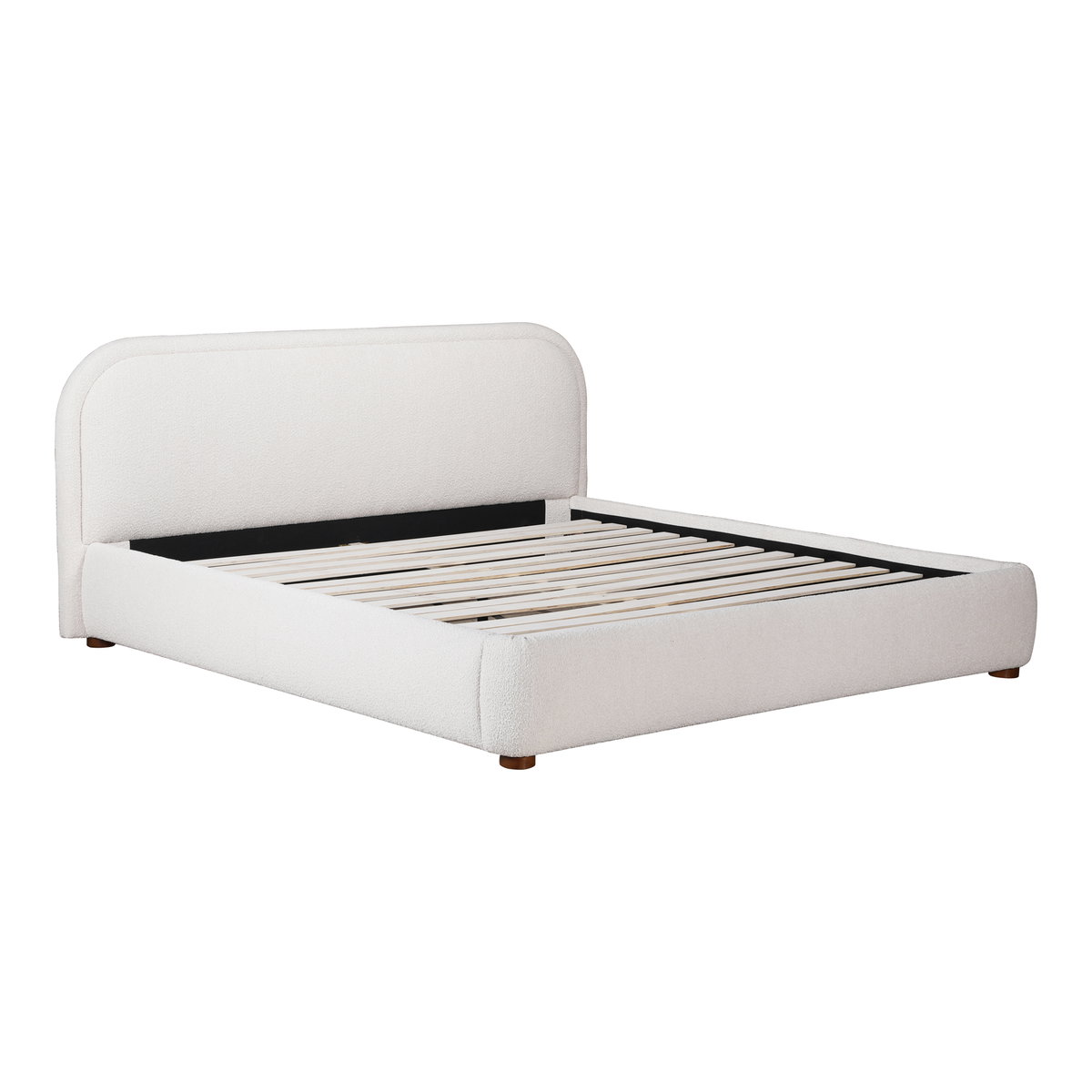 Colin Queen Bed Oatmeal, by Moe's Home, 70" width x 40" height x 86" depth View 4
