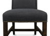 Black High Back Dining Chair, by Sarreid, 2'2" length x 1'9" width x 3'10" height thumbnail 13