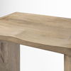 Aida 26' Seat Height Light Brown Wood Counter Stool thumbnail 6