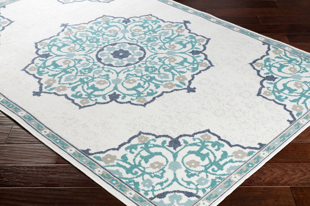 Alfresco Machine Woven Rug, by Surya, 1'5.72" length x 1'5.72" width