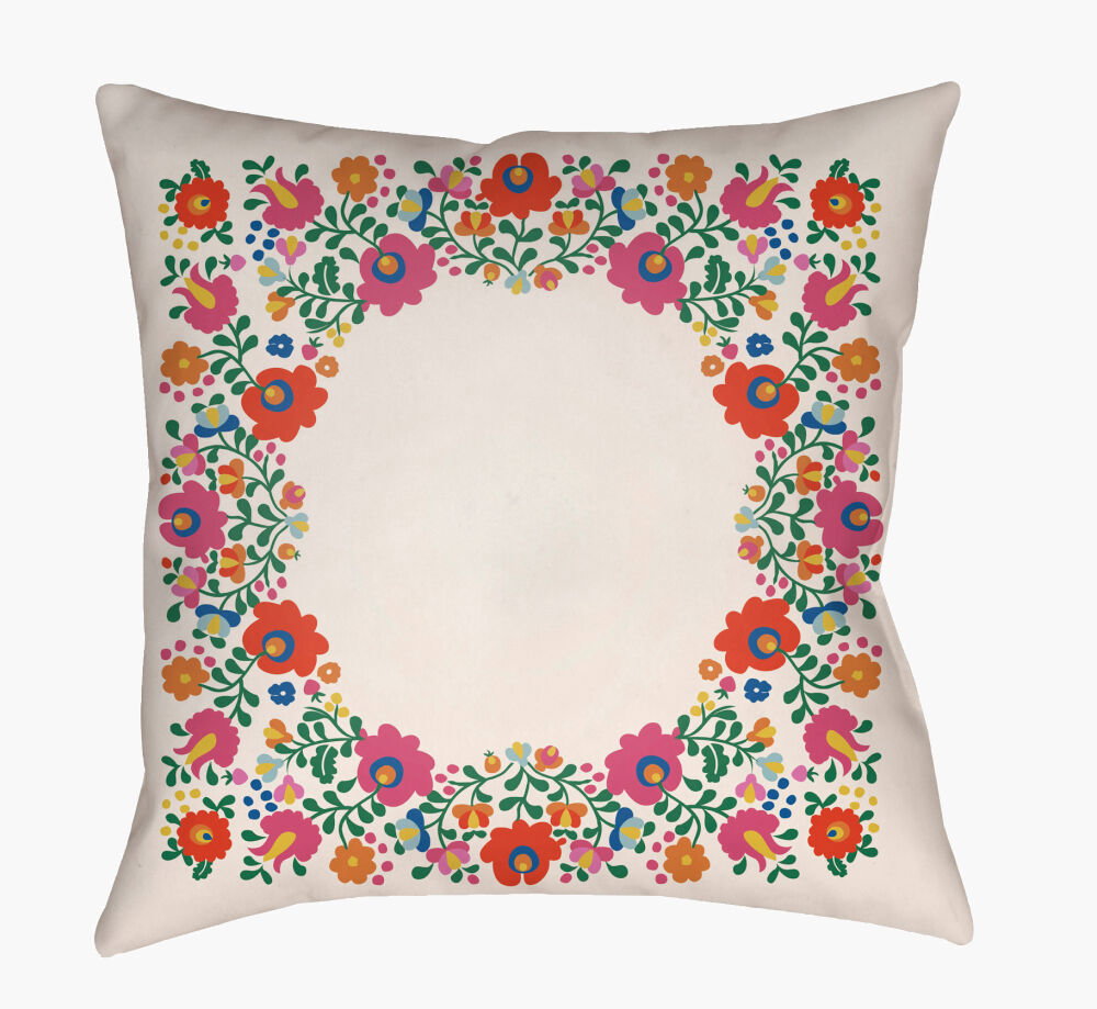 Lolita Accent Pillow, Decorative Pillow by Surya, 16" length x 16" width