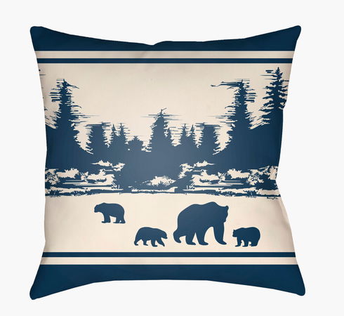 Lodge Cabin Accent Pillow