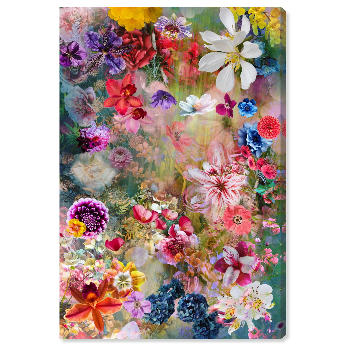 Azlan Bloom Floral (Diamond Dust), Art by Oliver Gal,  20x30 View 1