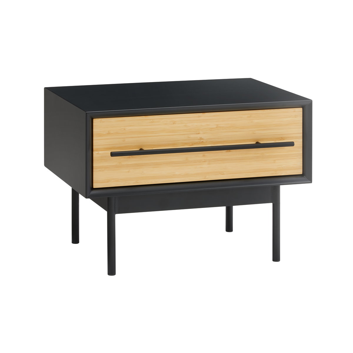 Santa Cruz 1 Drawer Nightstand, Wheat, by Greenington, 15.75" length x 22" width x 15.5" height View 1