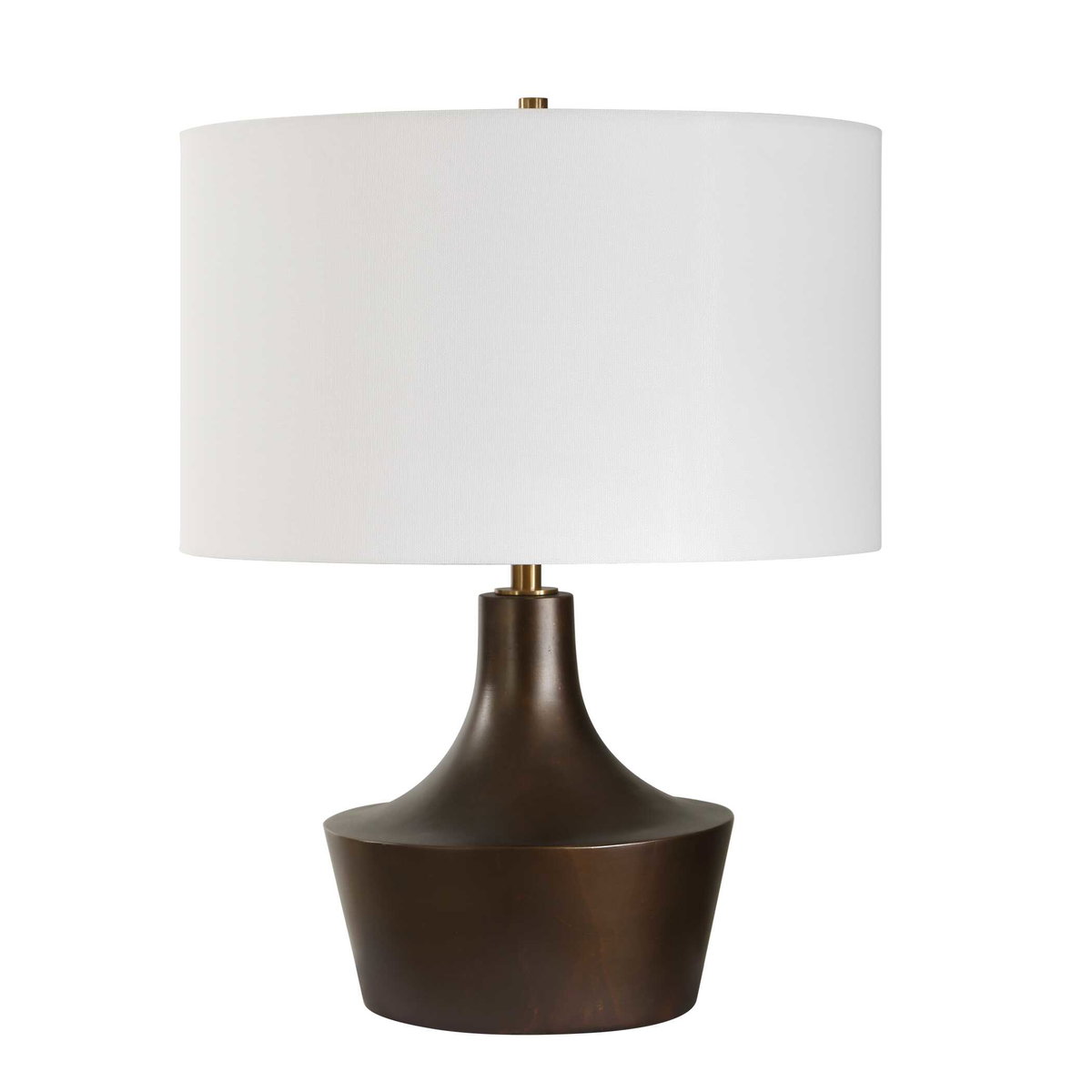 Paseo Bronze Table Lamp, by Uttermost, 17" width x 21.75" height x 17" depth View 4
