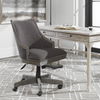 Aidrian Charcoal Desk Chair thumbnail 1