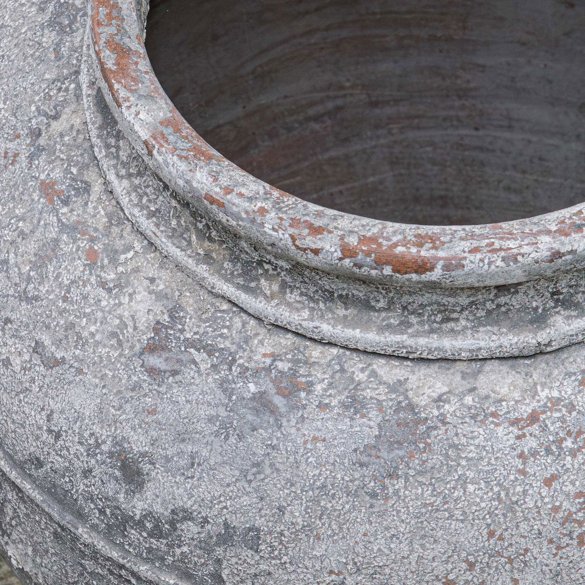 Echoes Of Time Concrete Outdoor Planter, by Uttermost, 16" width x 13.75" height x 16" depth View 4