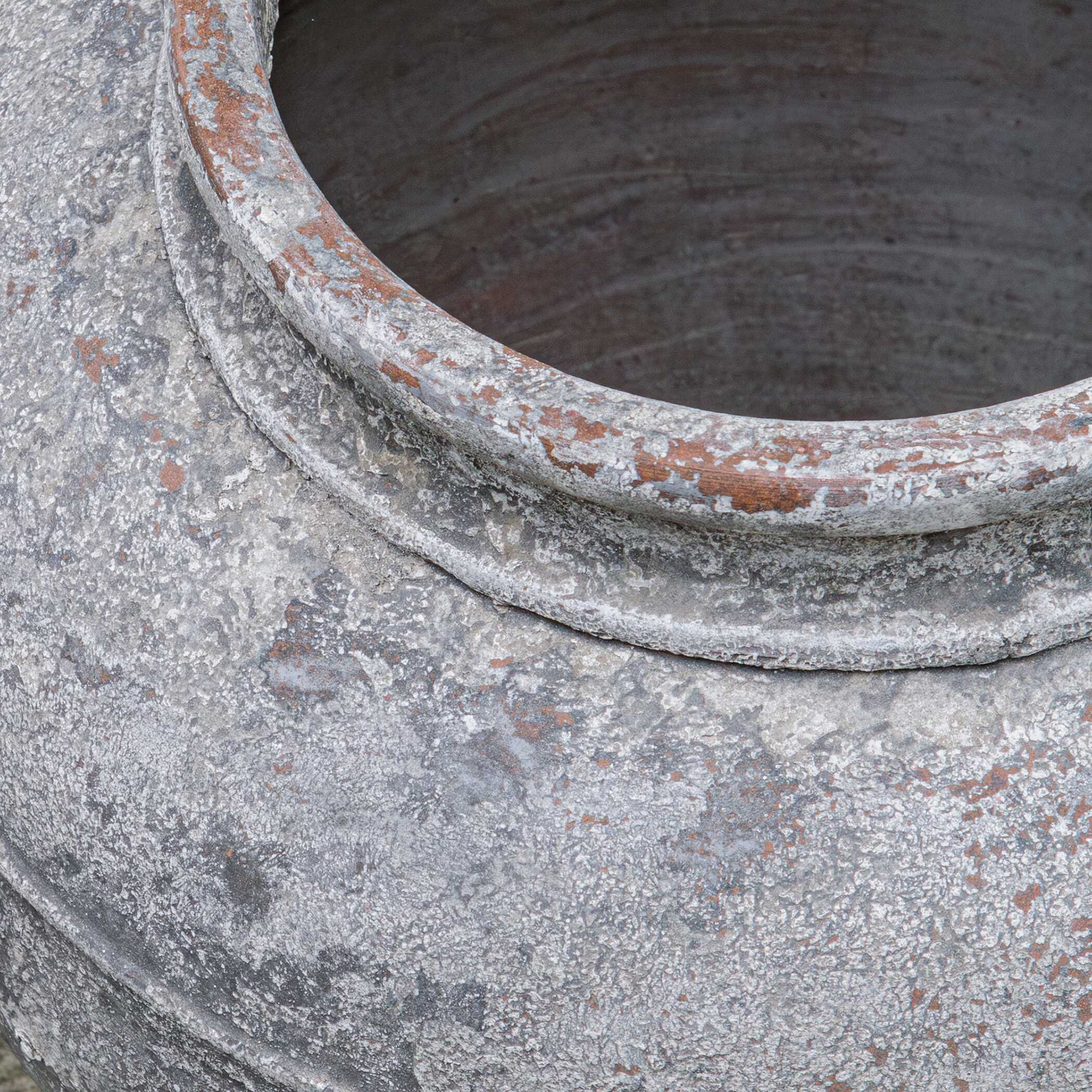 Echoes Of Time Concrete Outdoor Planter large image 