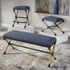 Firth Rustic Navy Bench, Benche by Uttermost, 47.75" width x 21.25" height x 16.25" depth thumbnail 9