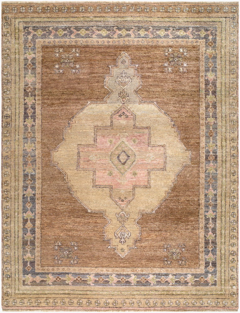 Malayer Handmade Rug, by Surya, 1'6" length x 1'6" width