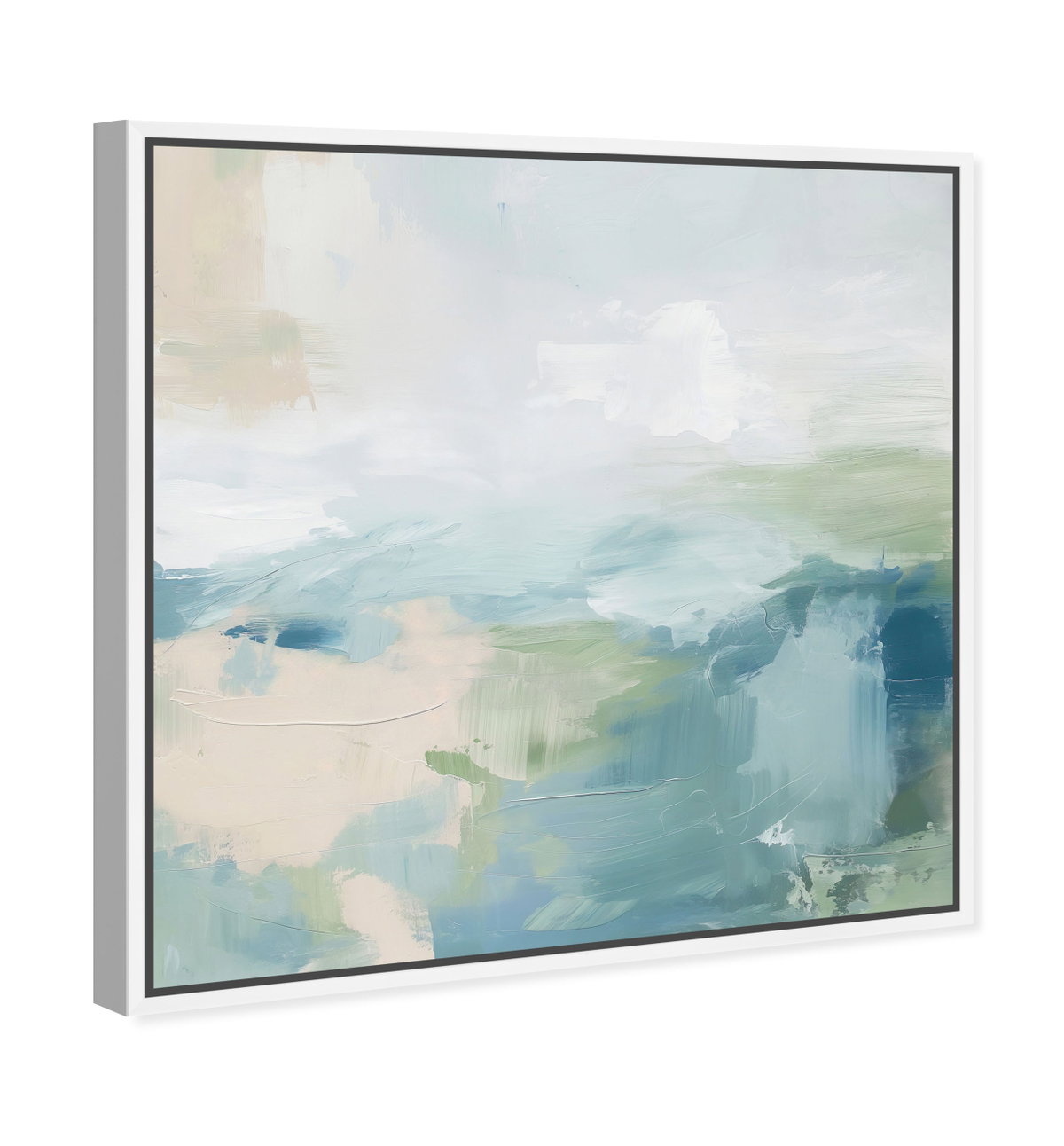 Turquoise Echoes I (No Embellishment), Art by Oliver Gal,  40x40 View 2