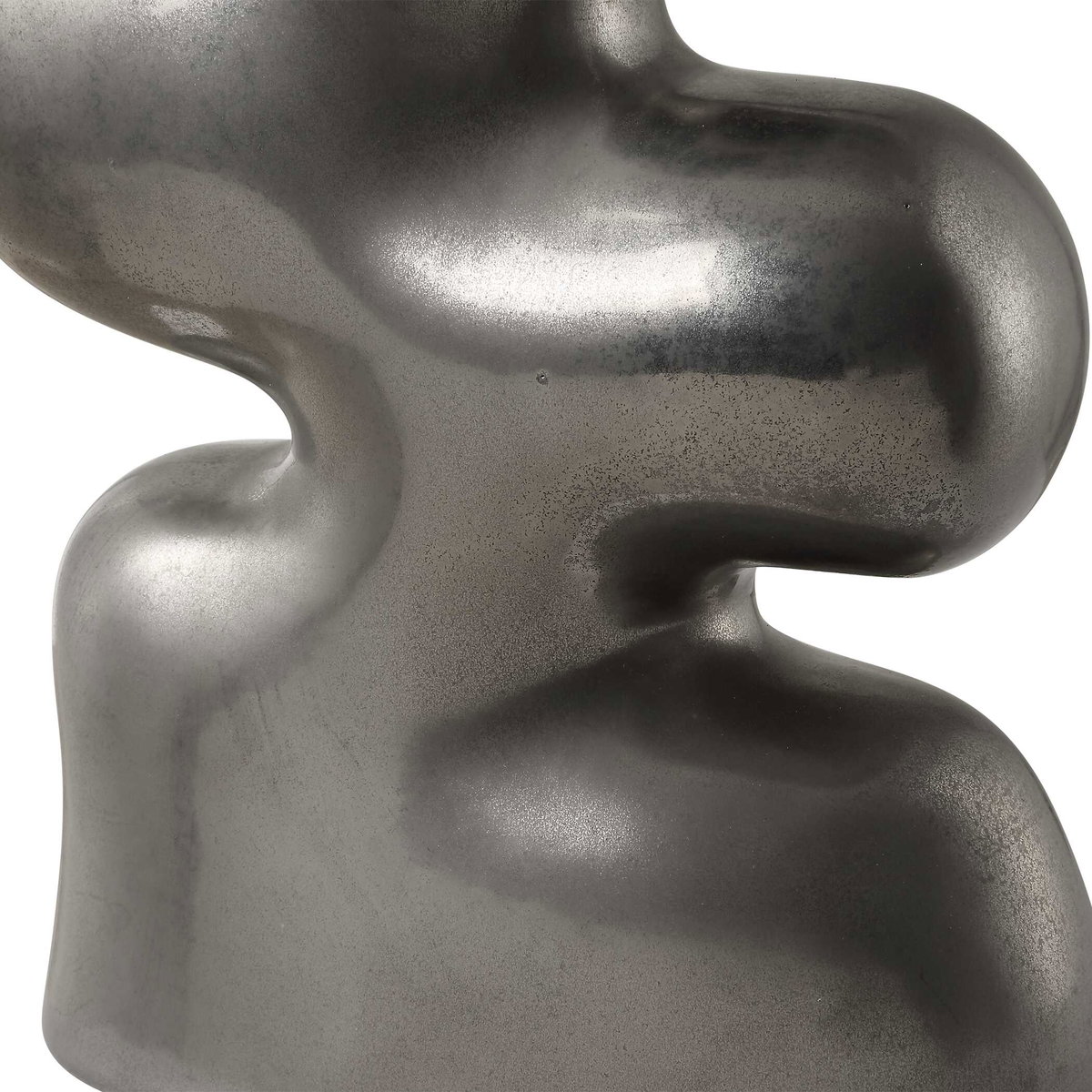 Free Flowing Nickel Vases Set/2, by Uttermost, 7" width x 14.25" height x 3.5" depth View 6