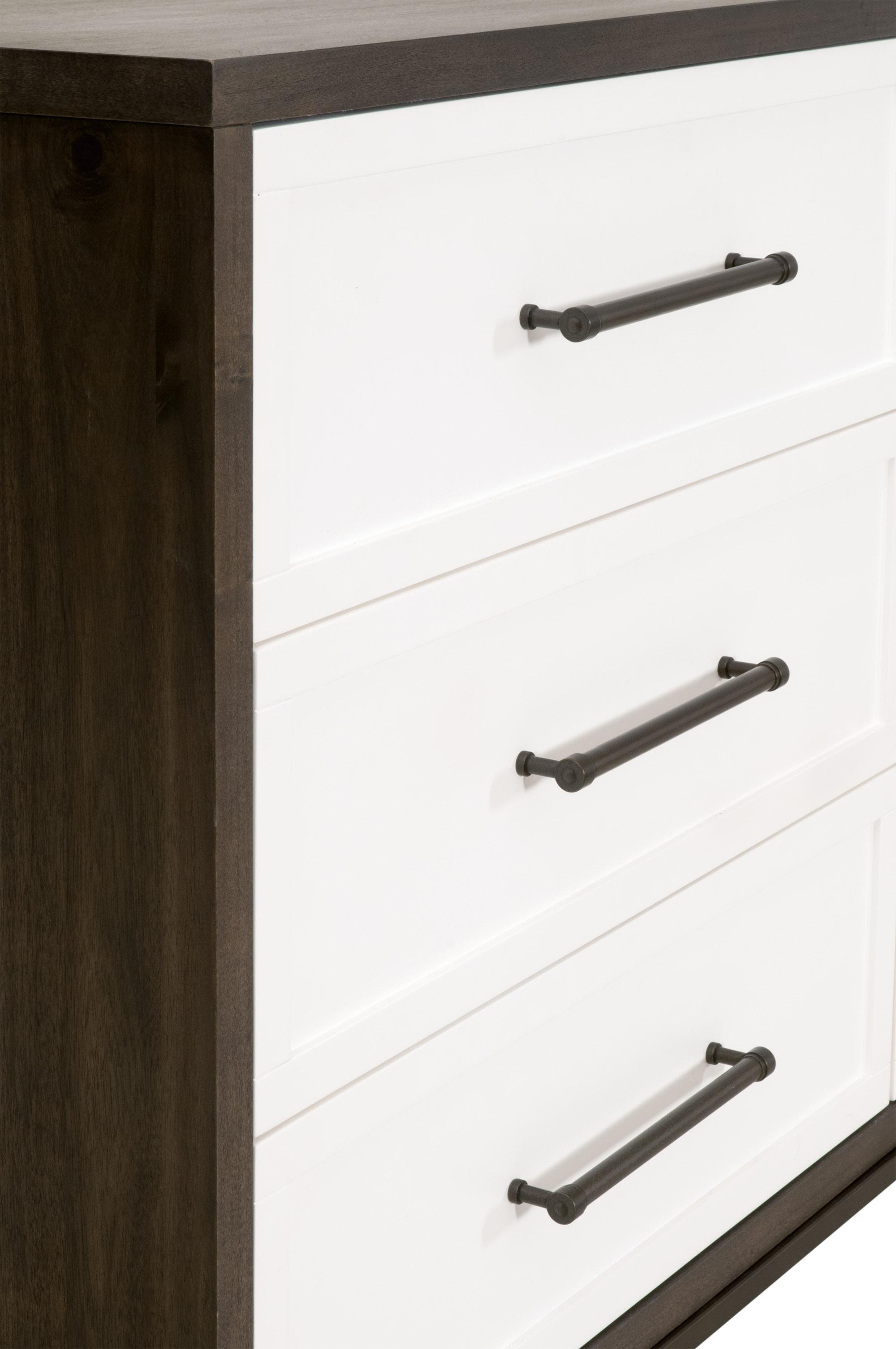 Wrenn 6-Drawer Double Dresser, by Essentials for Living, 63" width x 35" height x 20" depth View 8