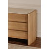 Lane 6 Drawer Dresser Natural, by Moe's Home, 72" width x 30" height x 20" depth thumbnail 9