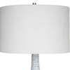 Clariot Ribbed Blue Table Lamp, by Uttermost, 16" width x 31" height x 16" depth thumbnail 6