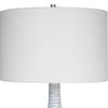 Clariot Ribbed Blue Table Lamp thumbnail 5