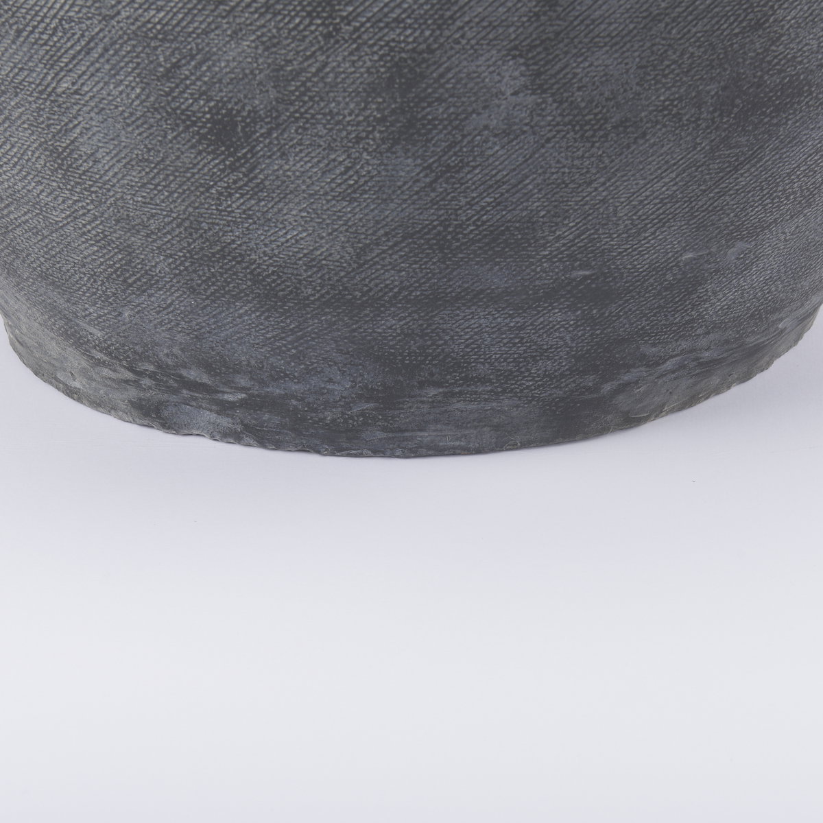 Zuma  Dark Gray Ceramic Floor Vase, by Mercana, 27.17" length x 20.47" width x 31.89" height View 12