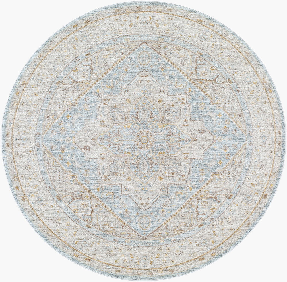 Avant Garde Machine Woven Rug, by Surya, 5'2.99" length x 5'2.99" width