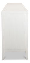 Blanco 4 Door Buffet, Cortina White, Cabinets & Sideboard by Sarreid, 80" length x 18" width x 34" height thumbnail 4