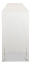 Blanco 4 Door Buffet  Cortina White, by Sarreid, 1'6" length x 6'8" width x 2'10" height thumbnail 4
