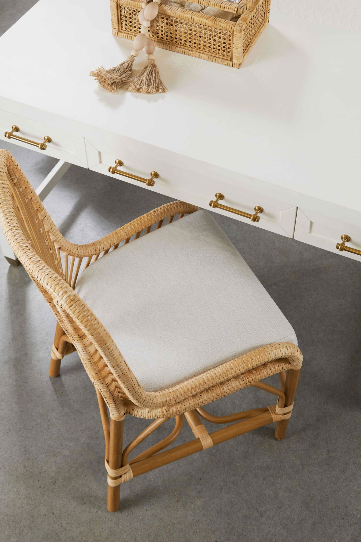 Stella Desk, by Essentials for Living, 54" width x 31.5" height x 27.5" depth View 7