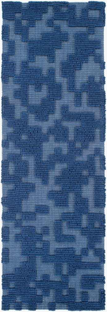 Stencil Handmade Rug, by Surya, 8' length x 2'6" width