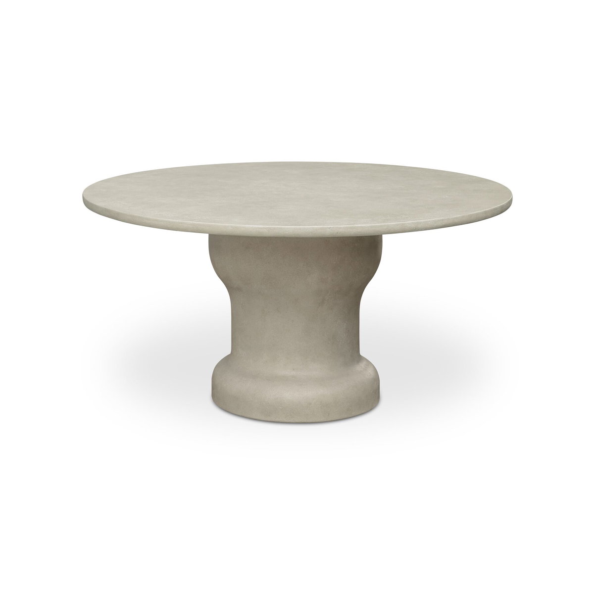 Magnolia Outdoor Dining Table Cream, Outdoor Table by Moe's Home, 5' width x 2'6" height x 5' depth View 1